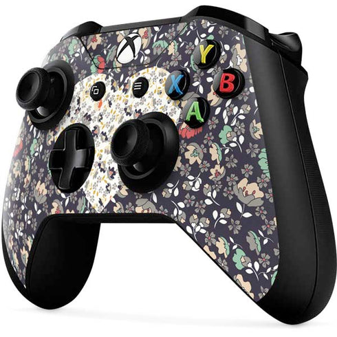 Floral Heart Xbox One X Controller Skin