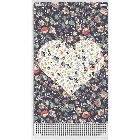 Floral Heart Xbox Series S Console Skin
