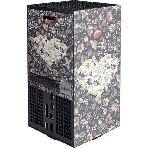 Floral Heart Xbox Series X Console Skin