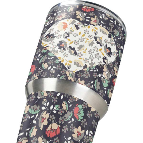 Floral Heart Yeti 30oz Rambler Tumbler Skin