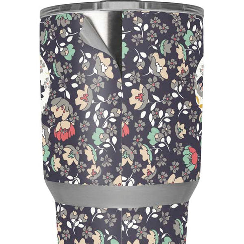 Floral Heart Yeti 30oz Rambler Tumbler Skin