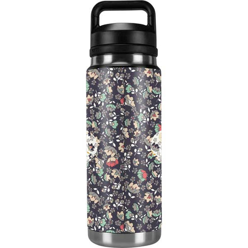 Floral Heart YETI Rambler 26oz Bottle Skin