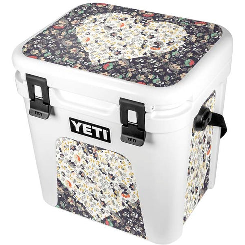 Floral Heart YETI Roadie 24 Hard Cooler Skin