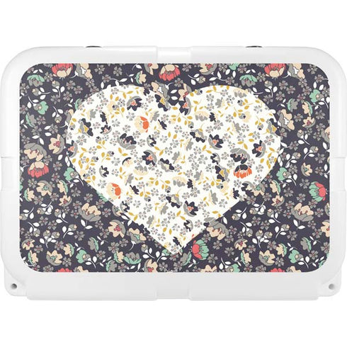 Floral Heart YETI Tundra 35 Hard Cooler Skin