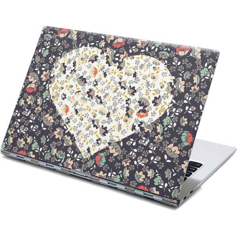 Floral Heart Yoga 910 2-in-1 14in Touch-Screen Skin