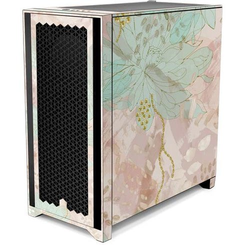 Floral Shadows Corsair 4000D Tempered Glass Mid-Tower ATX Case Skin