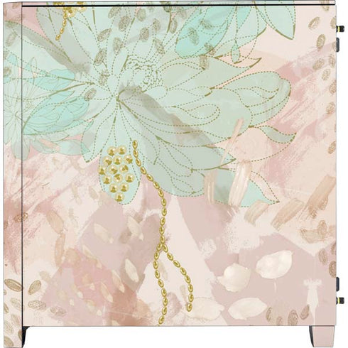 Floral Shadows Corsair 4000D Tempered Glass Mid-Tower ATX Case Skin