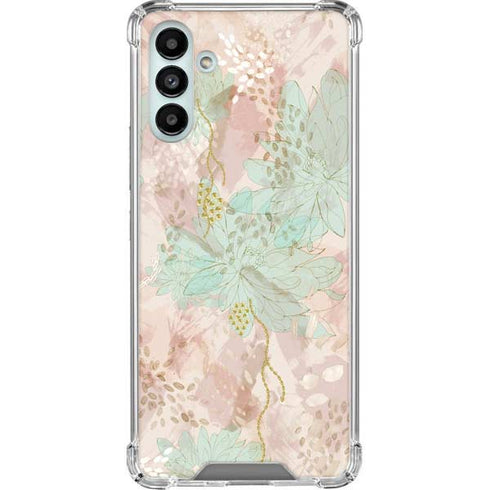 Floral Shadows Galaxy A13 5G Clear Case