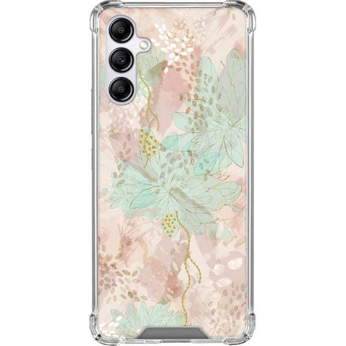 Floral Shadows Galaxy A14 5G Clear Case
