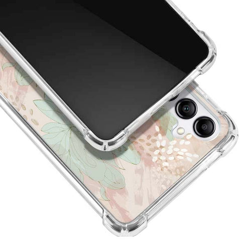 Floral Shadows Galaxy A14 5G Clear Case