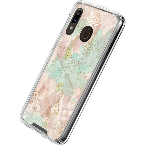 Floral Shadows Galaxy A30 Clear Case