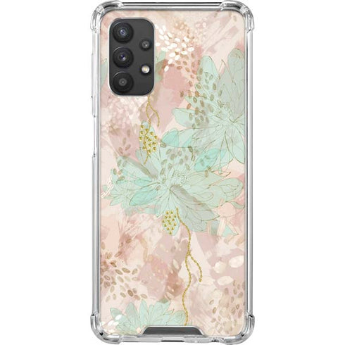 Floral Shadows Galaxy A32 5G Clear Case