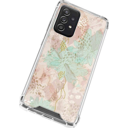 Floral Shadows Galaxy A52 5G Clear Case