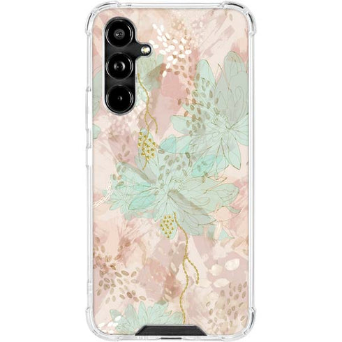 Floral Shadows Galaxy A54 5G Clear Case