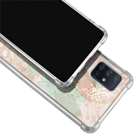 Floral Shadows Galaxy A71 5G Clear Case