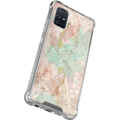 Floral Shadows Galaxy A71 5G Clear Case