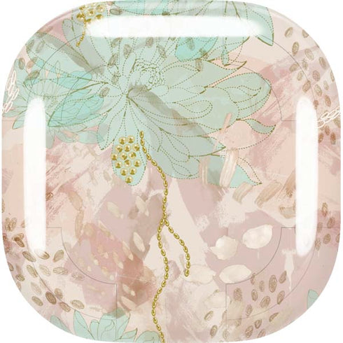 Floral Shadows Galaxy Buds Live Skin