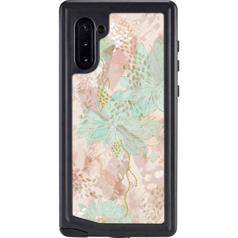 Floral Shadows Galaxy Note 10 Waterproof Case