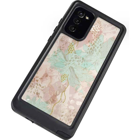 Floral Shadows Galaxy Note20 5G Waterproof Case