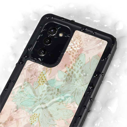 Floral Shadows Galaxy Note20 5G Waterproof Case