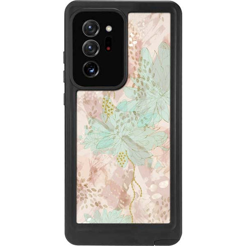 Floral Shadows Galaxy Note20 Ultra 5G Waterproof Case