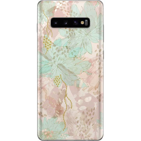 Floral Shadows Galaxy S10 Plus Skin