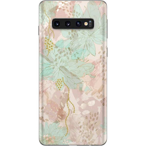 Floral Shadows Galaxy S10 Skin