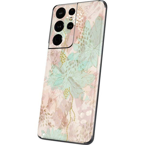 Floral Shadows Galaxy S21 Ultra 5G Skin