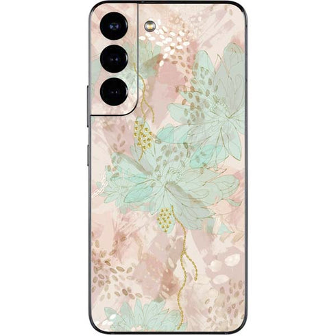 Floral Shadows Galaxy S22 Skin