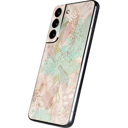 Floral Shadows Galaxy S22 Skin