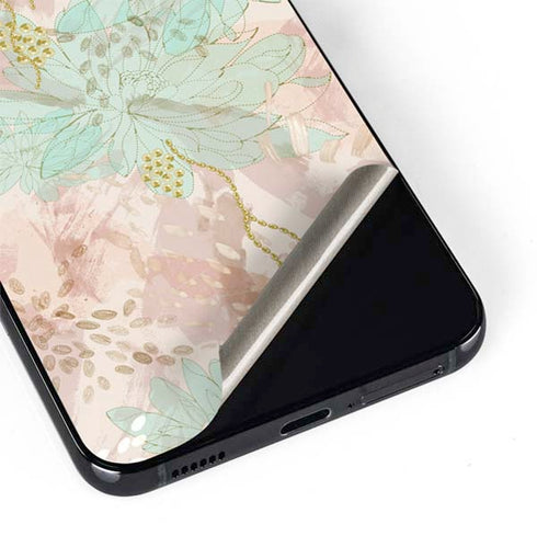 Floral Shadows Galaxy S22 Skin