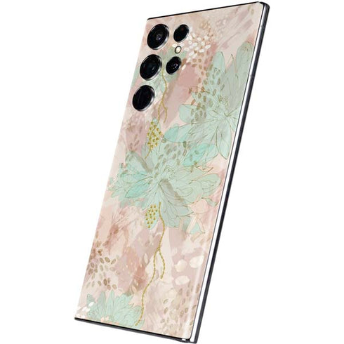 Floral Shadows Galaxy S22 Ultra Skin