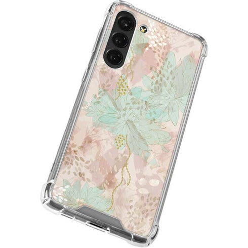 Floral Shadows Galaxy S23 Plus Clear Case