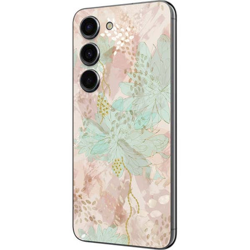 Floral Shadows Galaxy S23 Skin