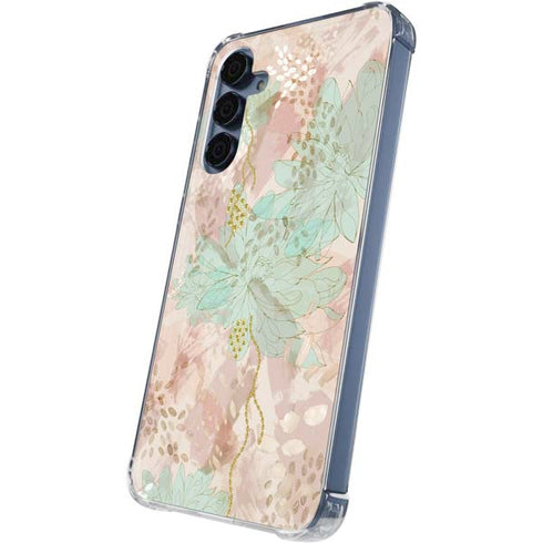 Floral Shadows Galaxy S24 Clear Case