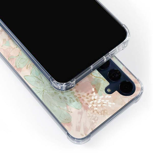 Floral Shadows Galaxy S24 Clear Case