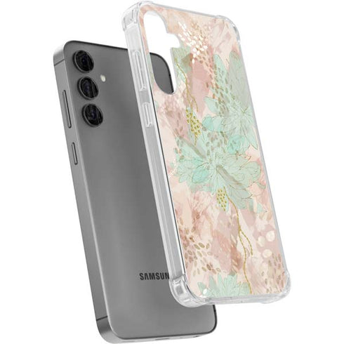 Floral Shadows Galaxy S24 Plus Clear Case