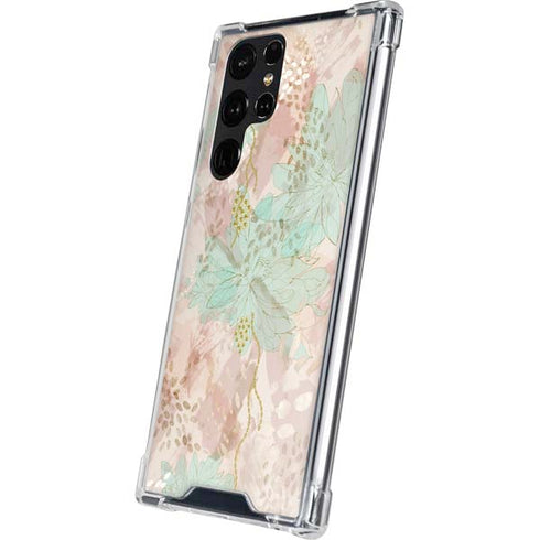 Floral Shadows Galaxy S24 Ultra Clear Case