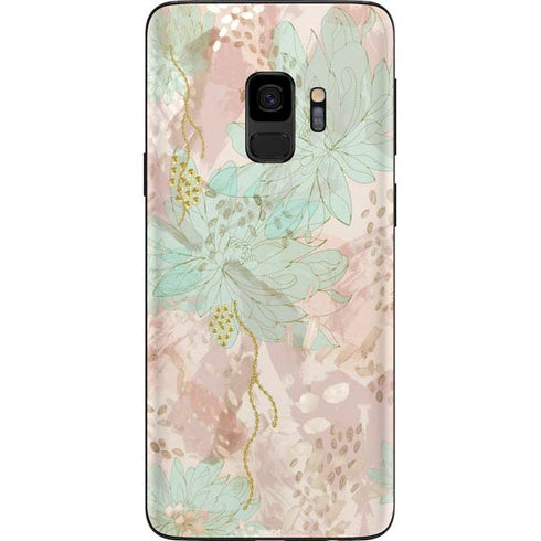 Floral Shadows Galaxy S9 Skin