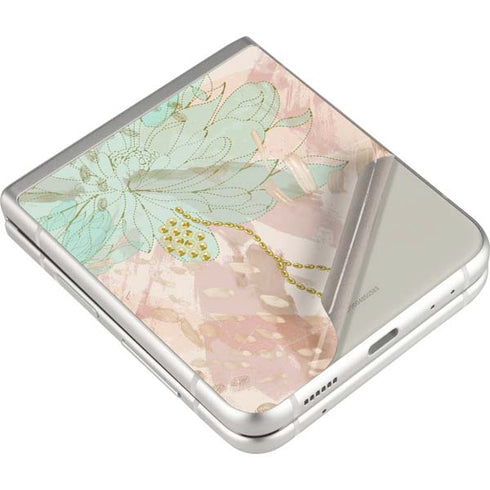 Floral Shadows Galaxy Z Flip3 5G Skin