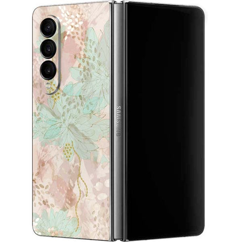 Floral Shadows Galaxy Z Fold4 5G Skin
