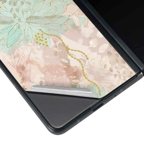 Floral Shadows Galaxy Z Fold4 5G Skin