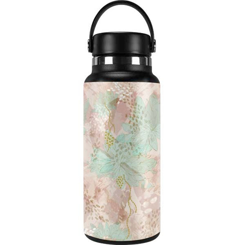 Floral Shadows Hydro Flask 32oz Wide Mouth Skin