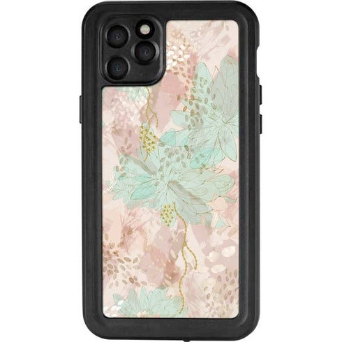 Floral Shadows iPhone 11 Pro Max Waterproof Case