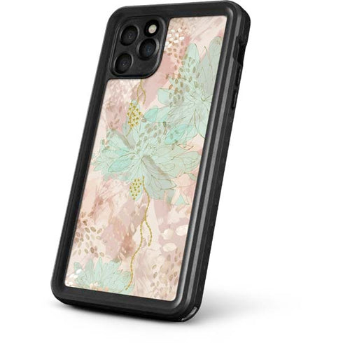 Floral Shadows iPhone 11 Pro Max Waterproof Case