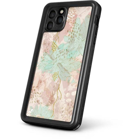 Floral Shadows iPhone 11 Pro Waterproof Case