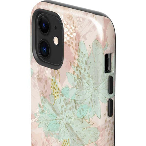 Floral Shadows iPhone 12 Impact Case