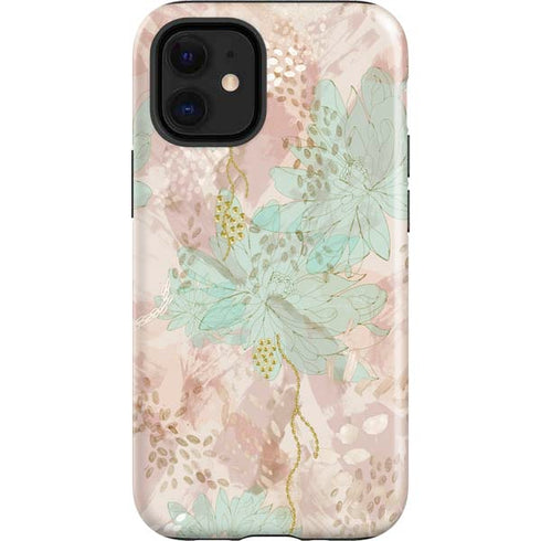 Floral Shadows iPhone 12 Mini Impact Case