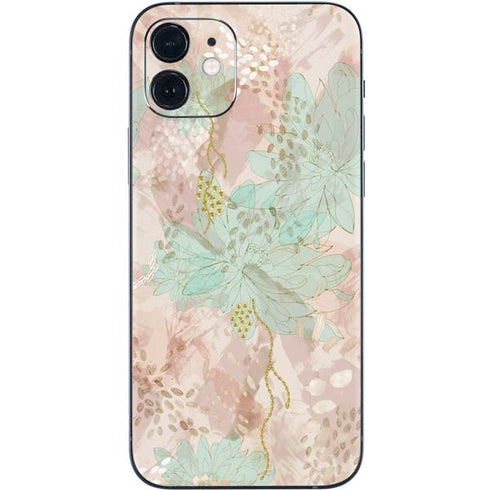 Floral Shadows iPhone 12 Mini Skin
