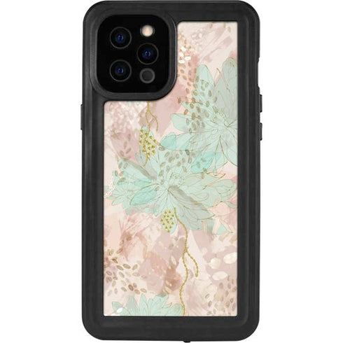 Floral Shadows iPhone 12 Pro Max Waterproof Case